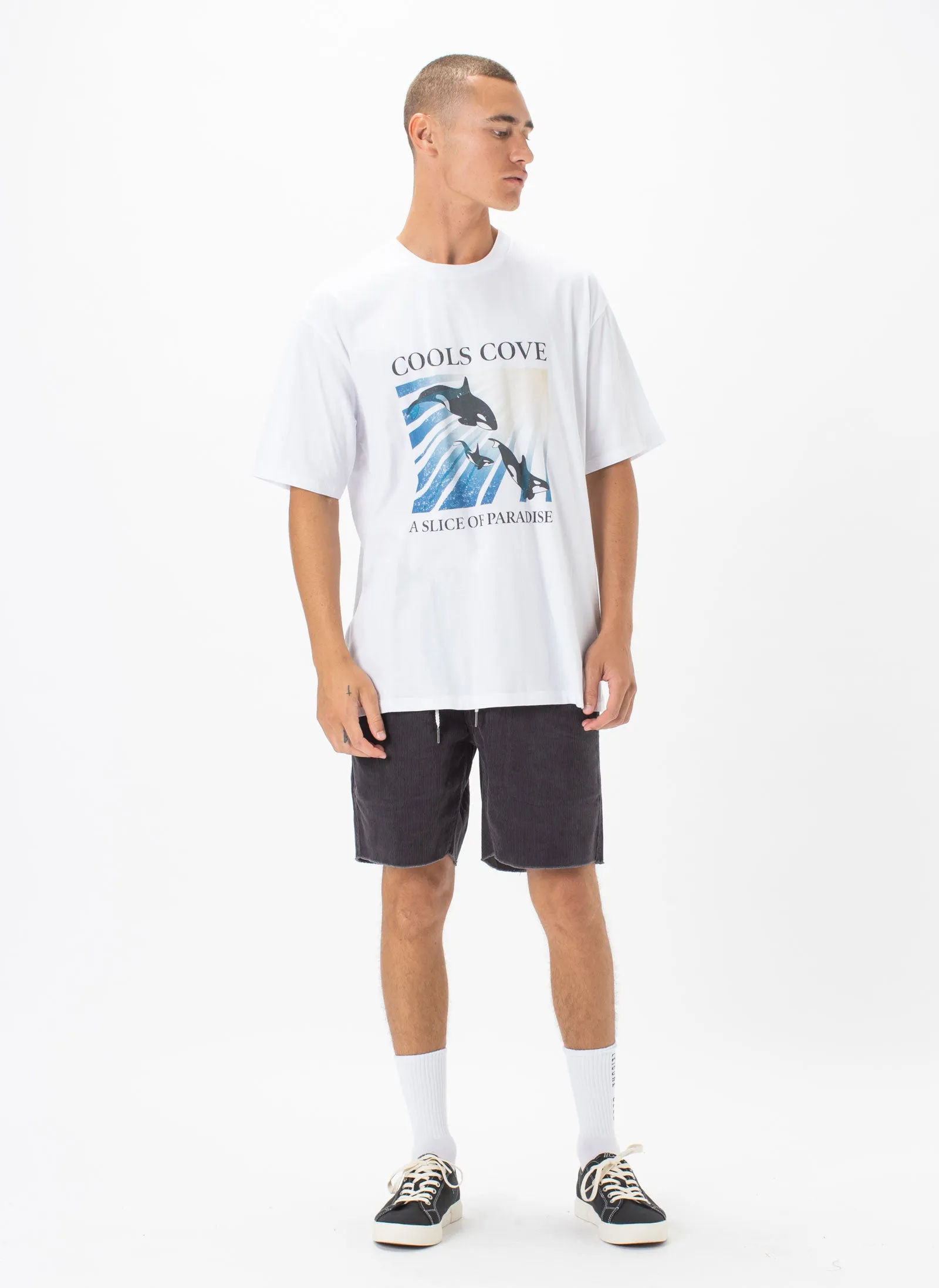Orca Tee White sold by Barney Cools product image thumbnail 5