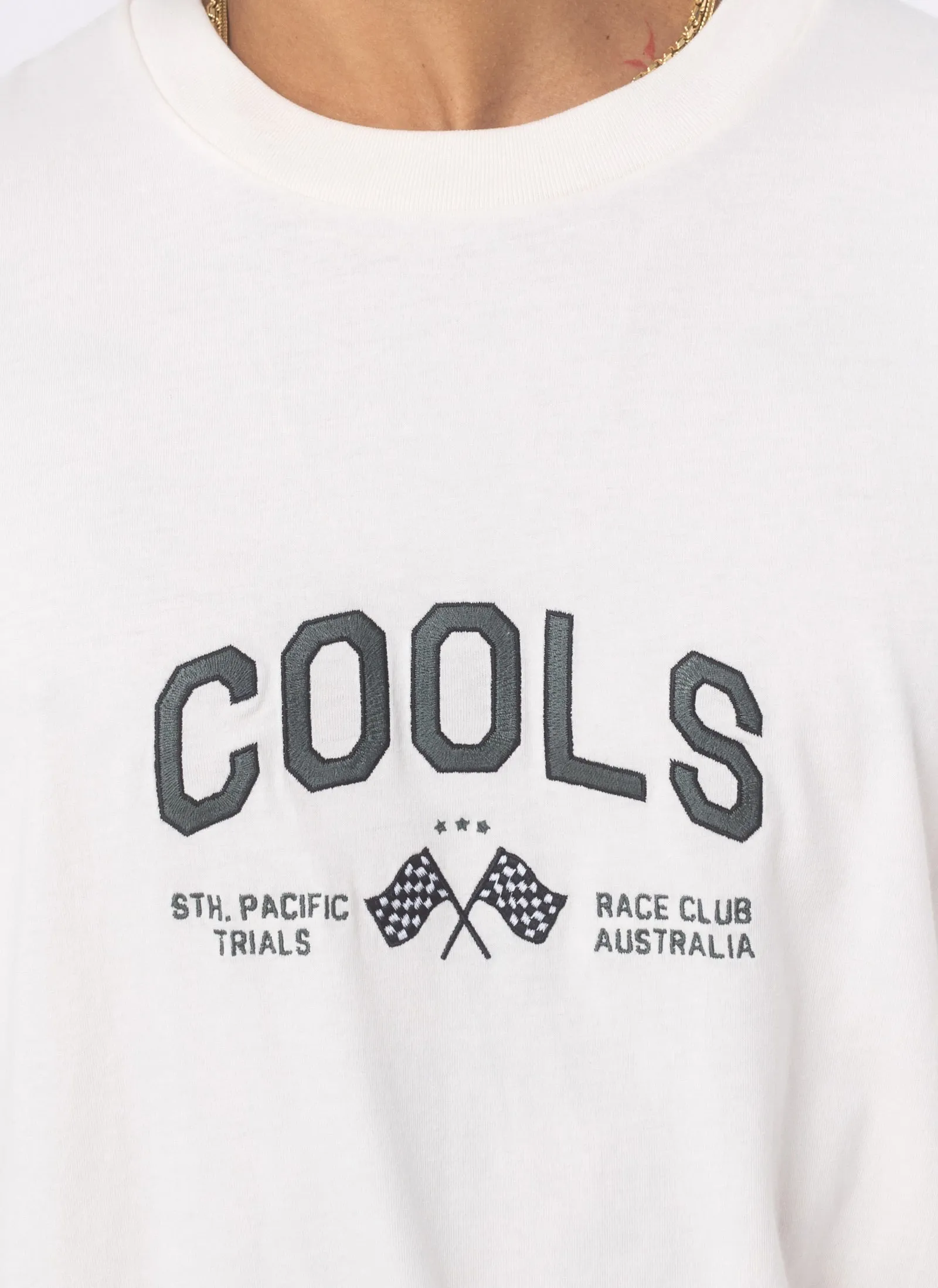 Race Tee Vintage White sold by Barney Cools product image thumbnail 2