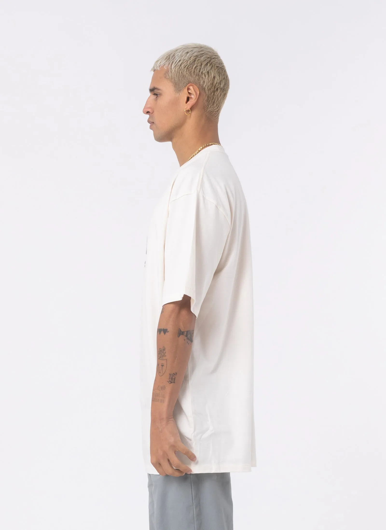 Race Tee Vintage White sold by Barney Cools product image thumbnail 5