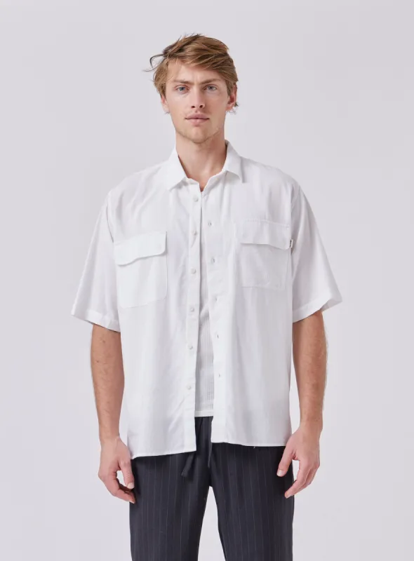 Crepe Shirt White sold by Barney Cools