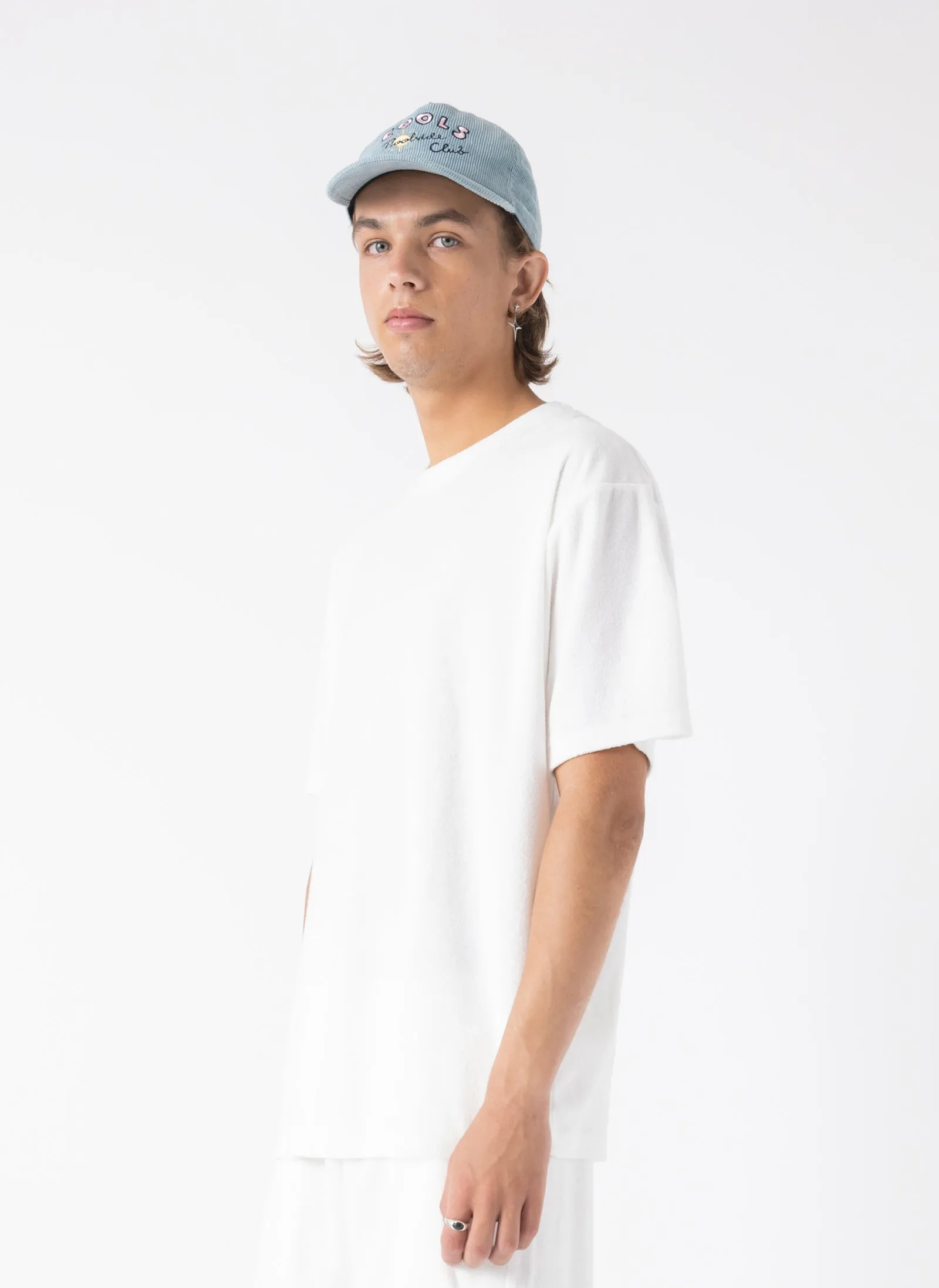 Terry Homie Tee White sold by Barney Cools product image thumbnail 5