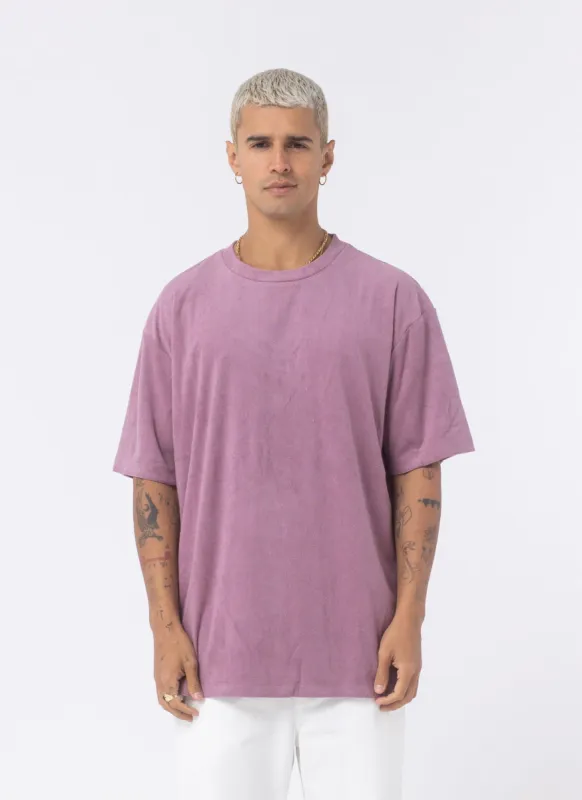 Terry Tee Lilac sold by Barney Cools