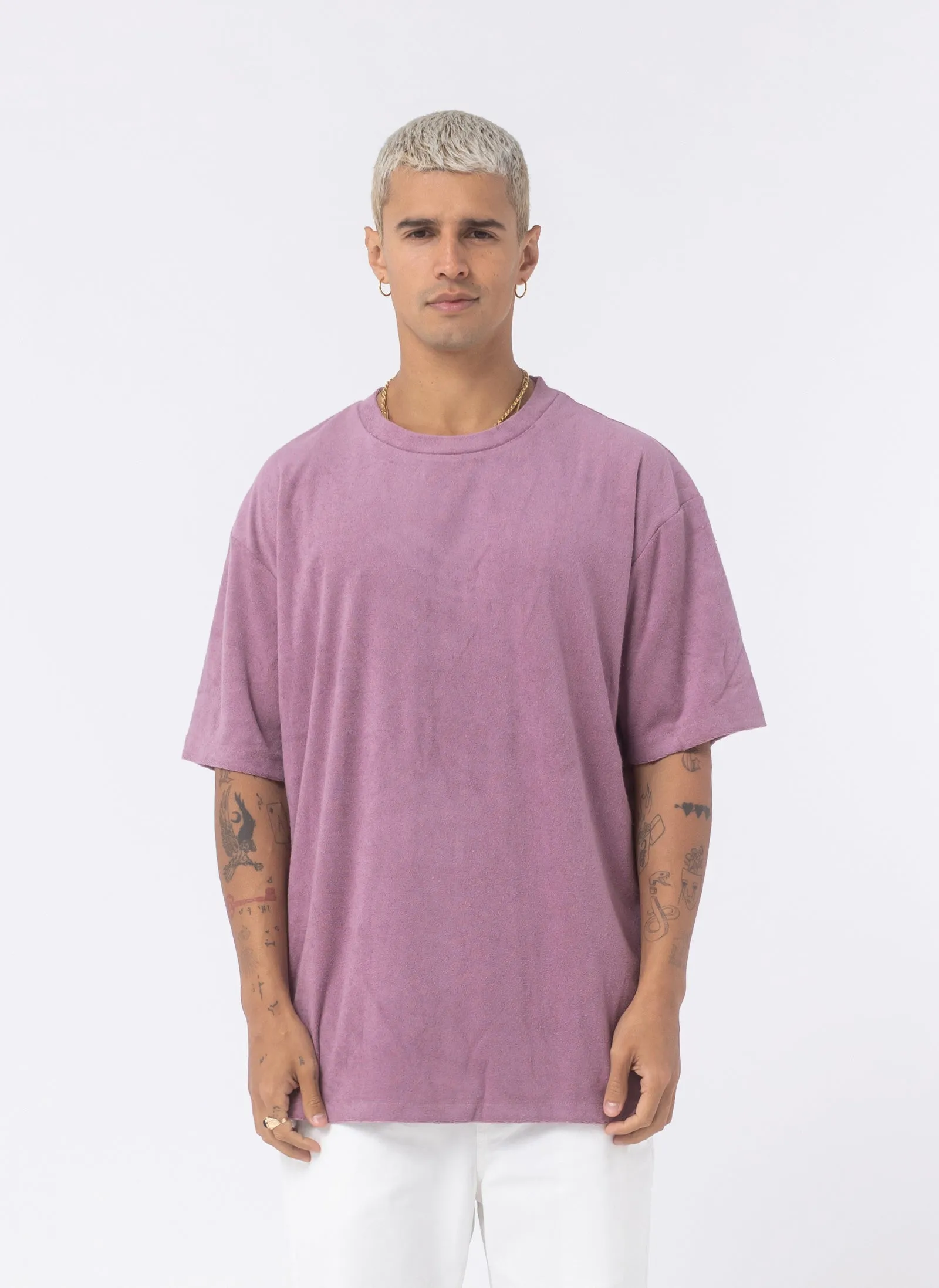 Terry Tee Lilac sold by Barney Cools