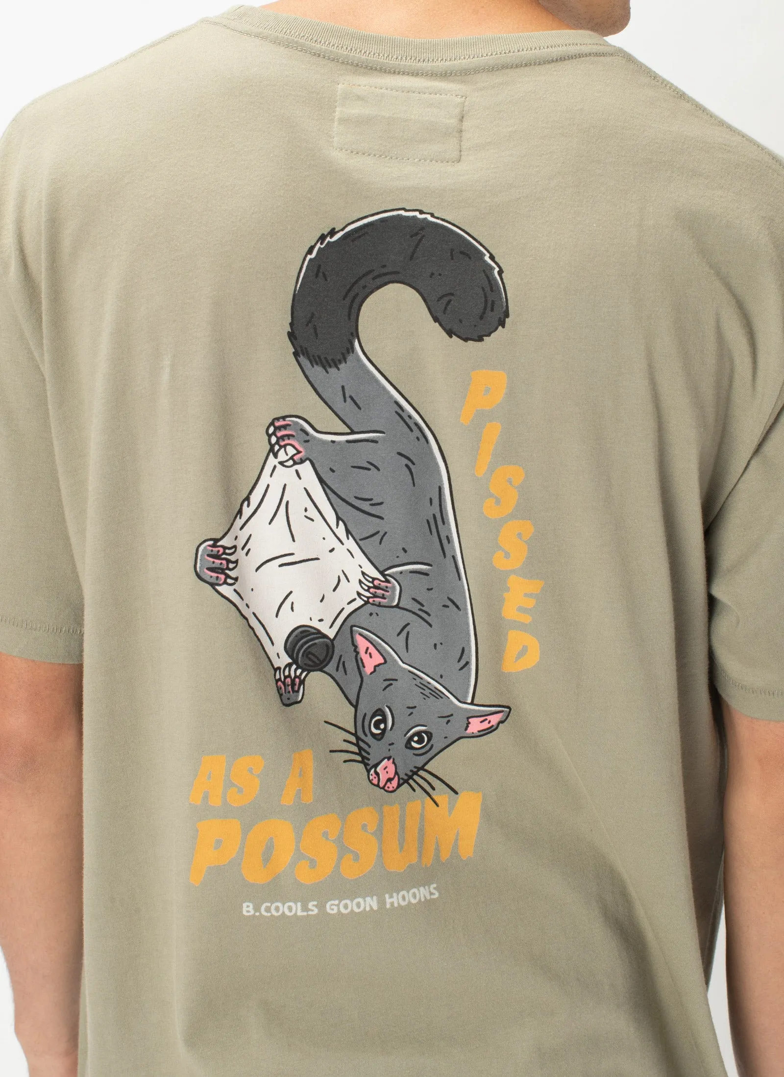 Possum Tee Sage sold by Barney Cools