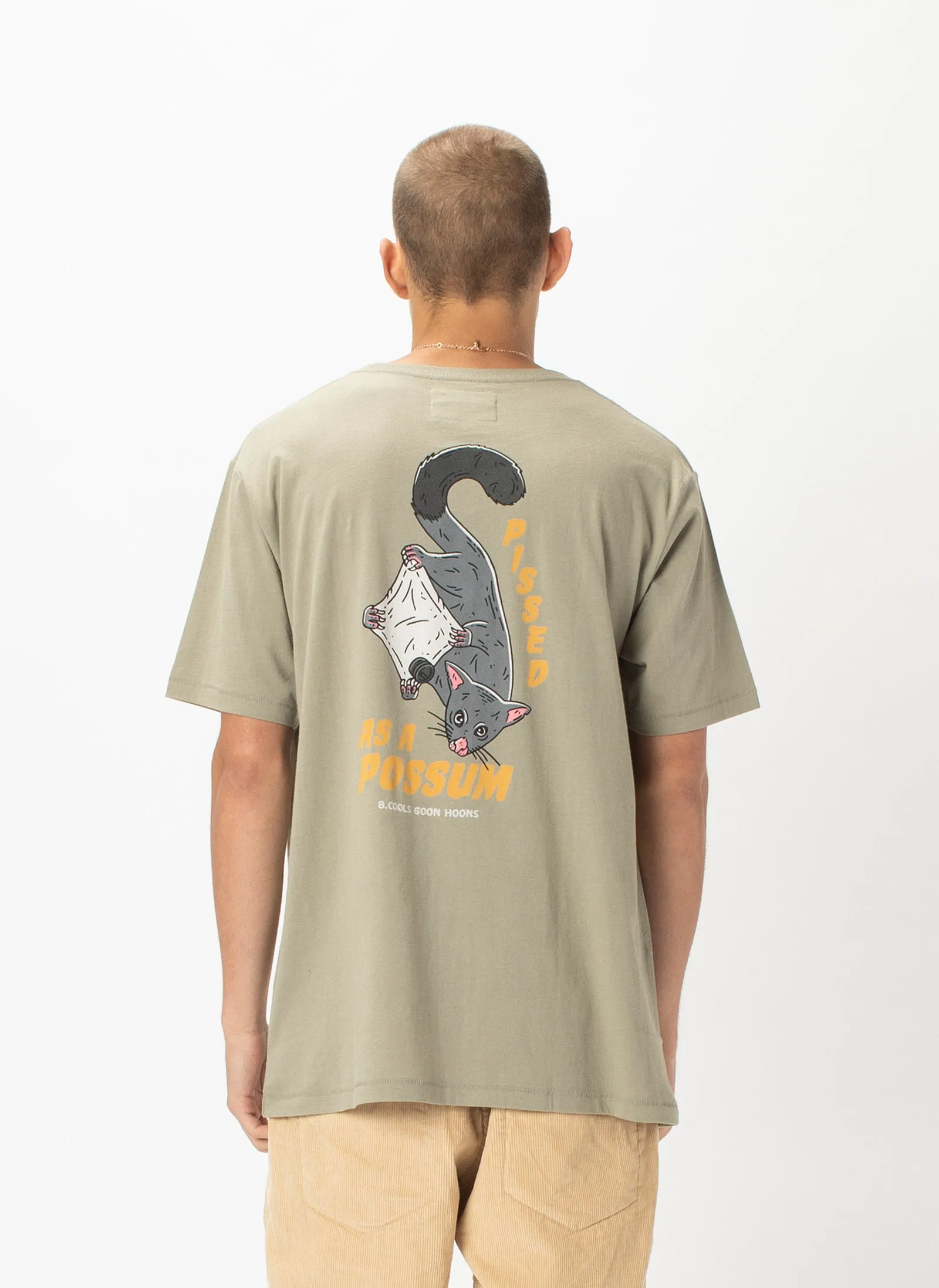 Possum Tee Sage sold by Barney Cools product image thumbnail 4