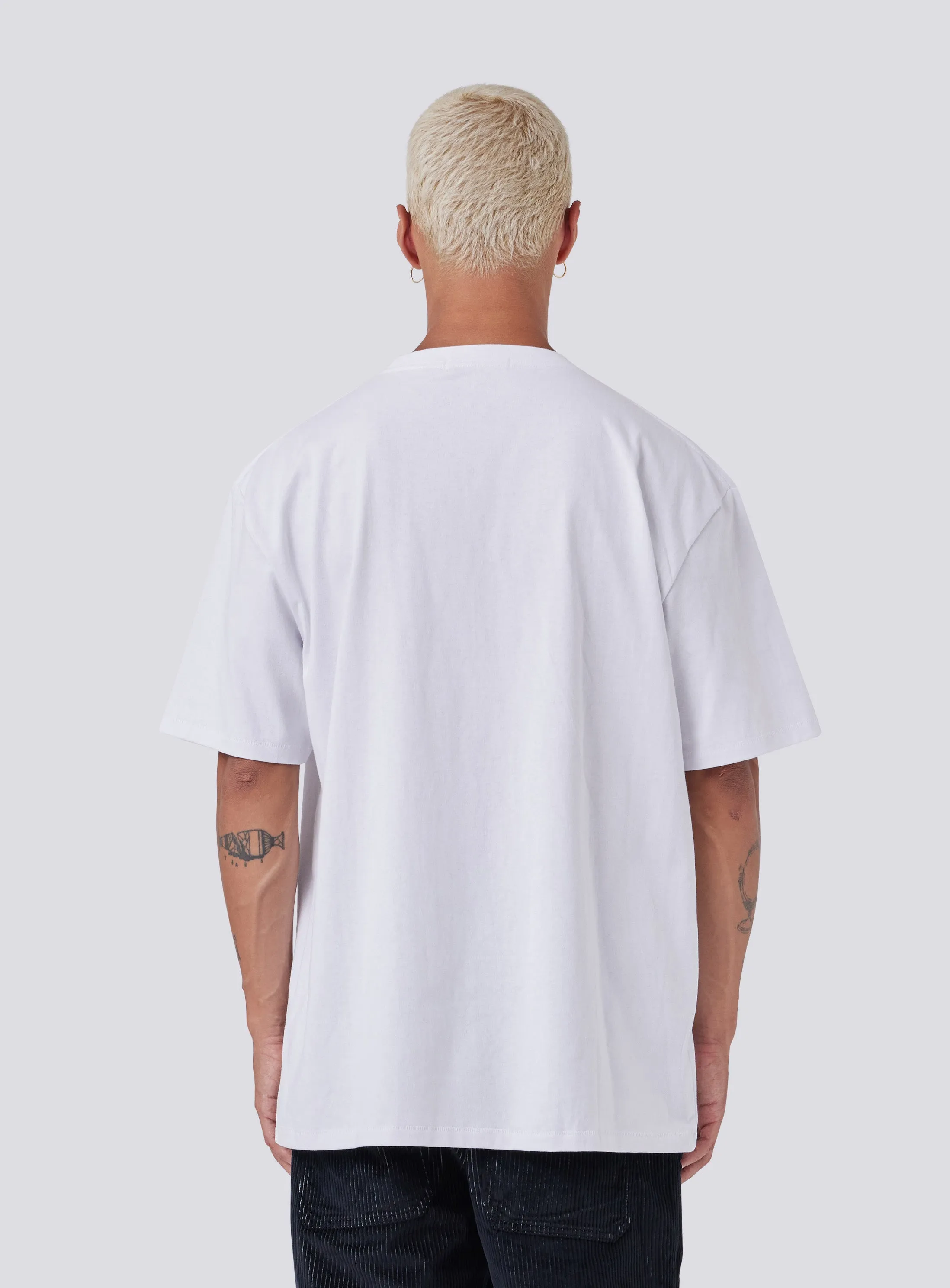 Homie Tee White sold by Barney Cools product image thumbnail 5