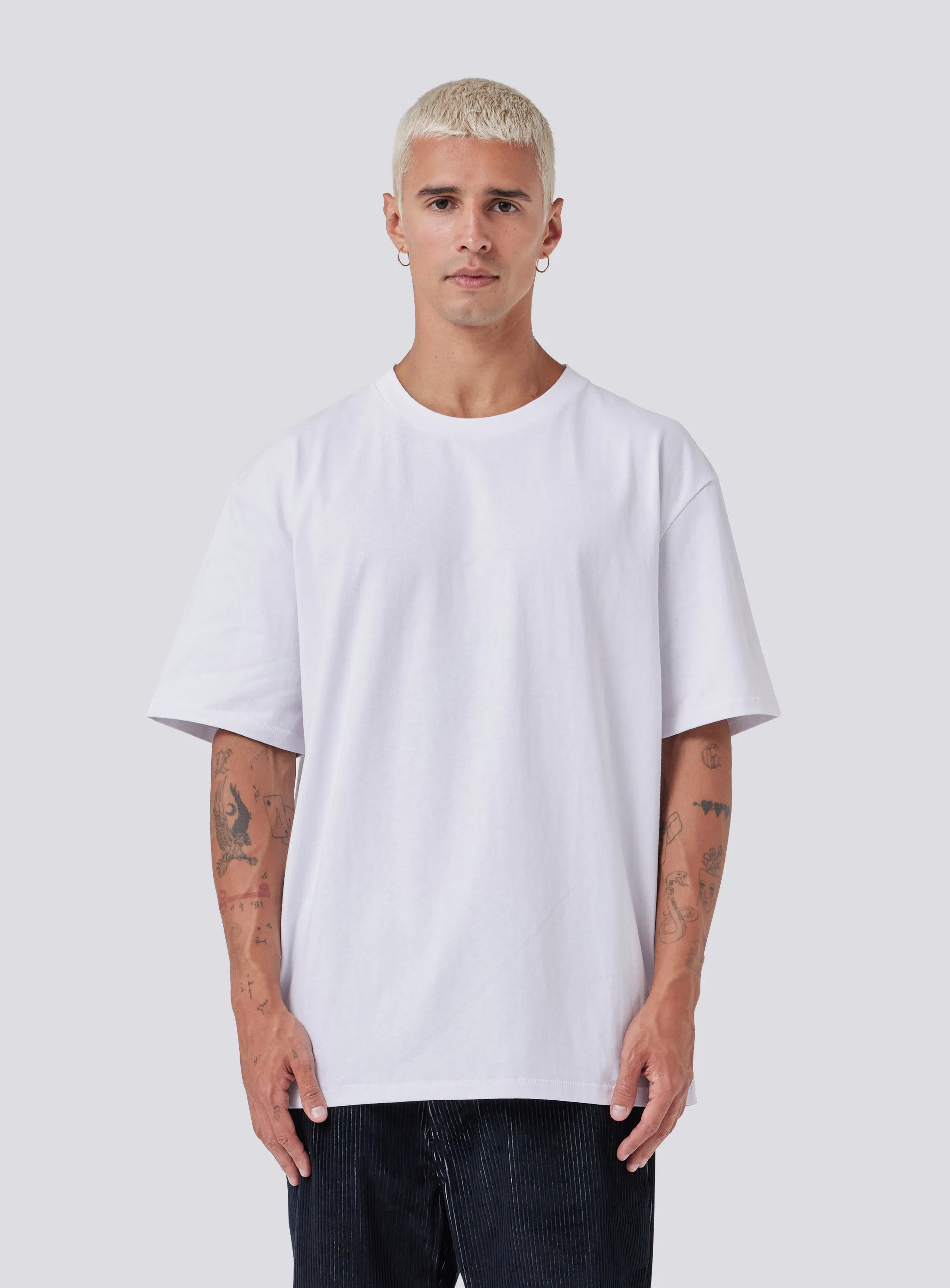 Homie Tee White sold by Barney Cools