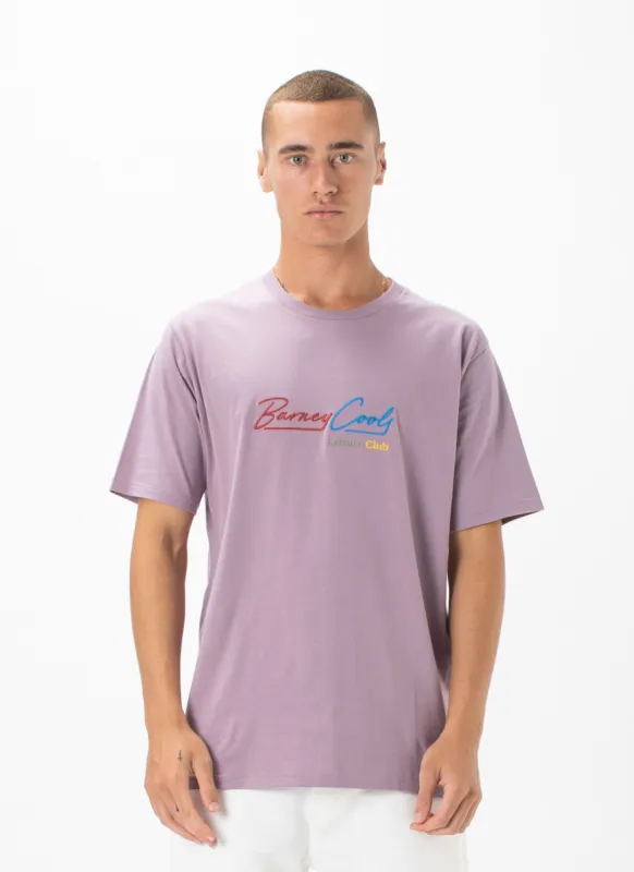 Neon Club Tee Lilac sold by Barney Cools