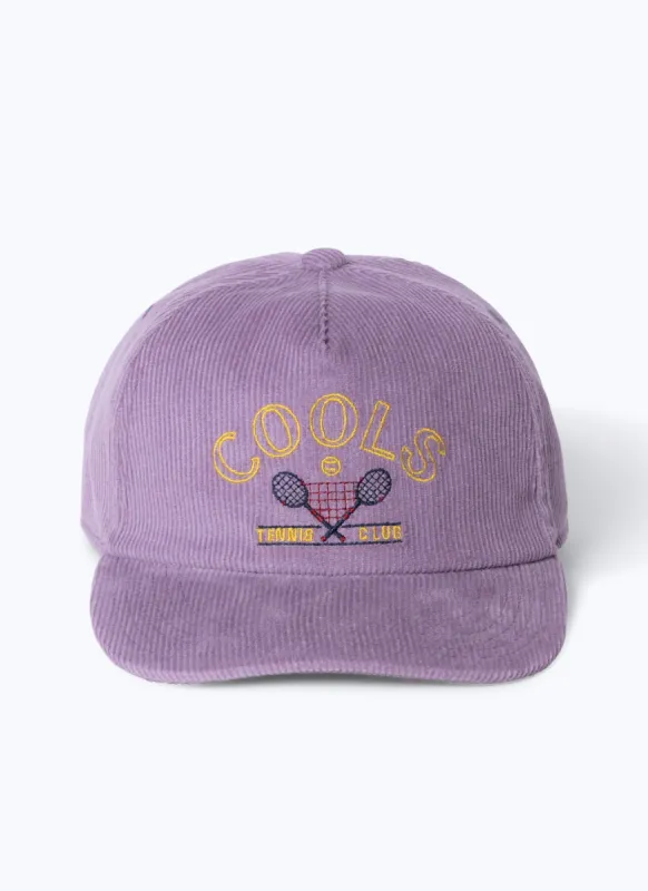 Tennis Cap Lilac Cord sold by Barney Cools