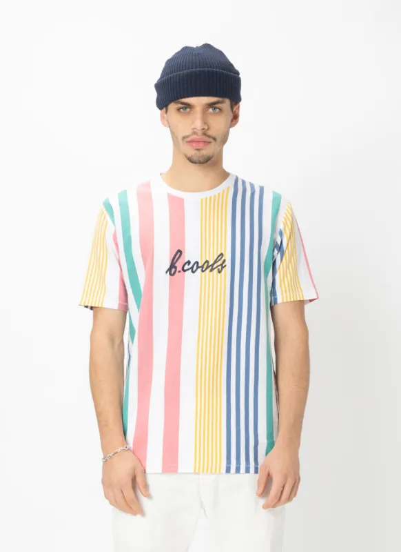 B.Cools Embro Tee Candy Stripe sold by Barney Cools