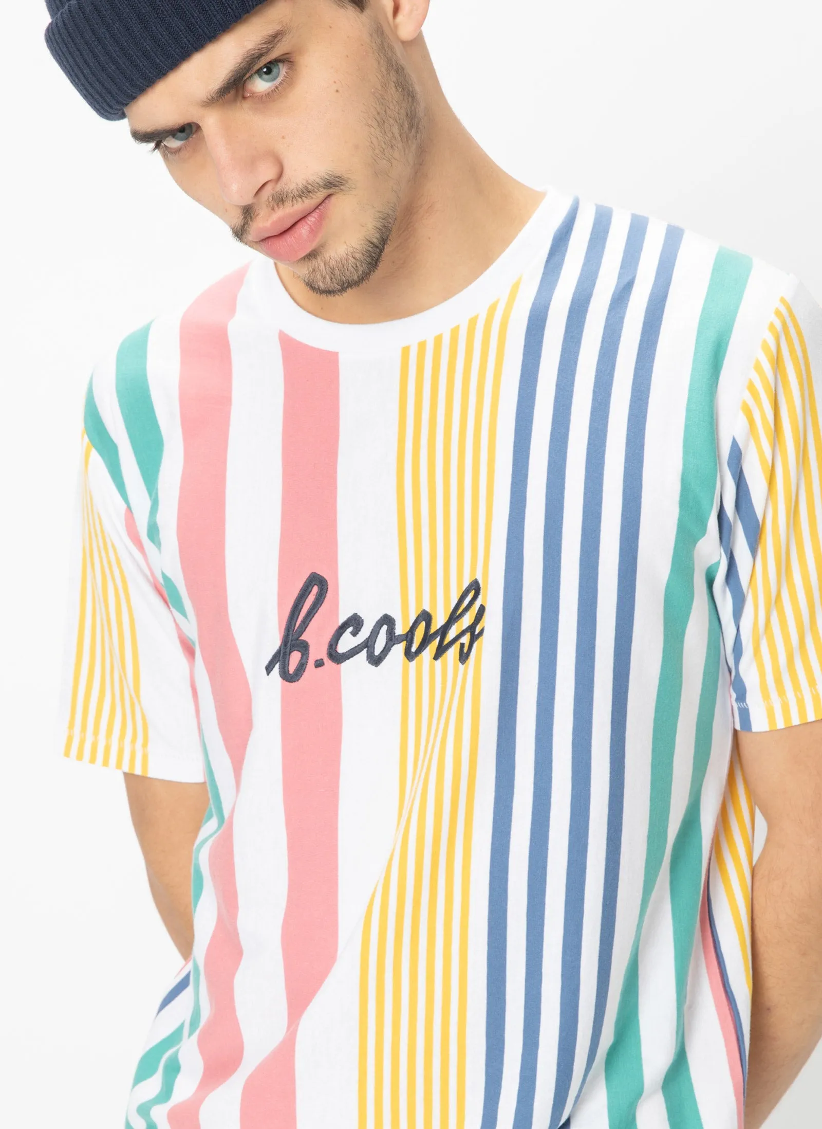 B.Cools Embro Tee Candy Stripe sold by Barney Cools product image thumbnail 2