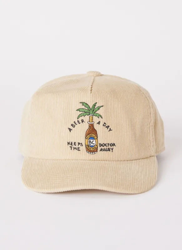 Beers Cap Cream Cord sold by Barney Cools
