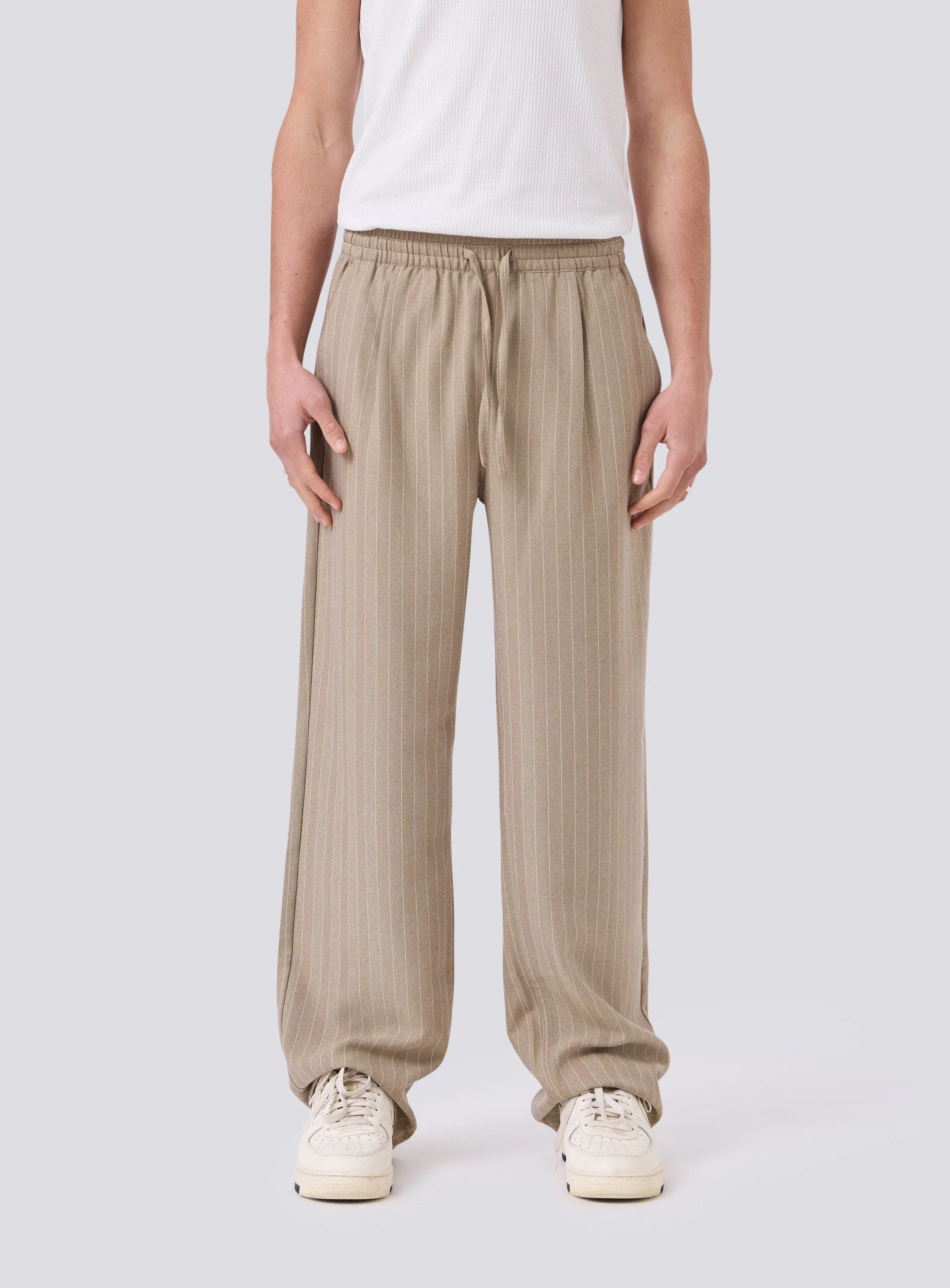 Boxy Suit Pant Herringbone sold by Barney Cools