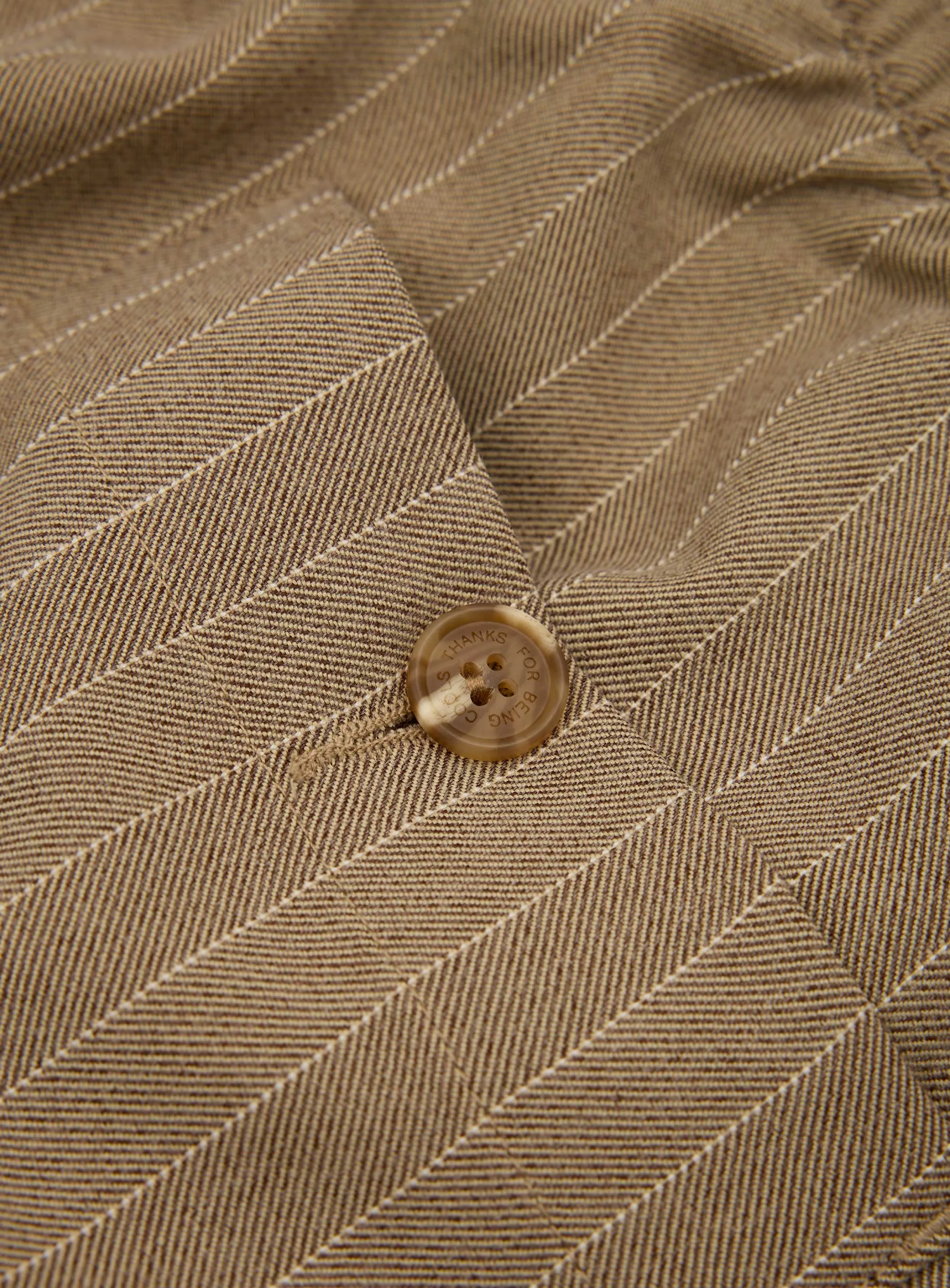 Boxy Suit Pant Herringbone sold by Barney Cools product image thumbnail 2