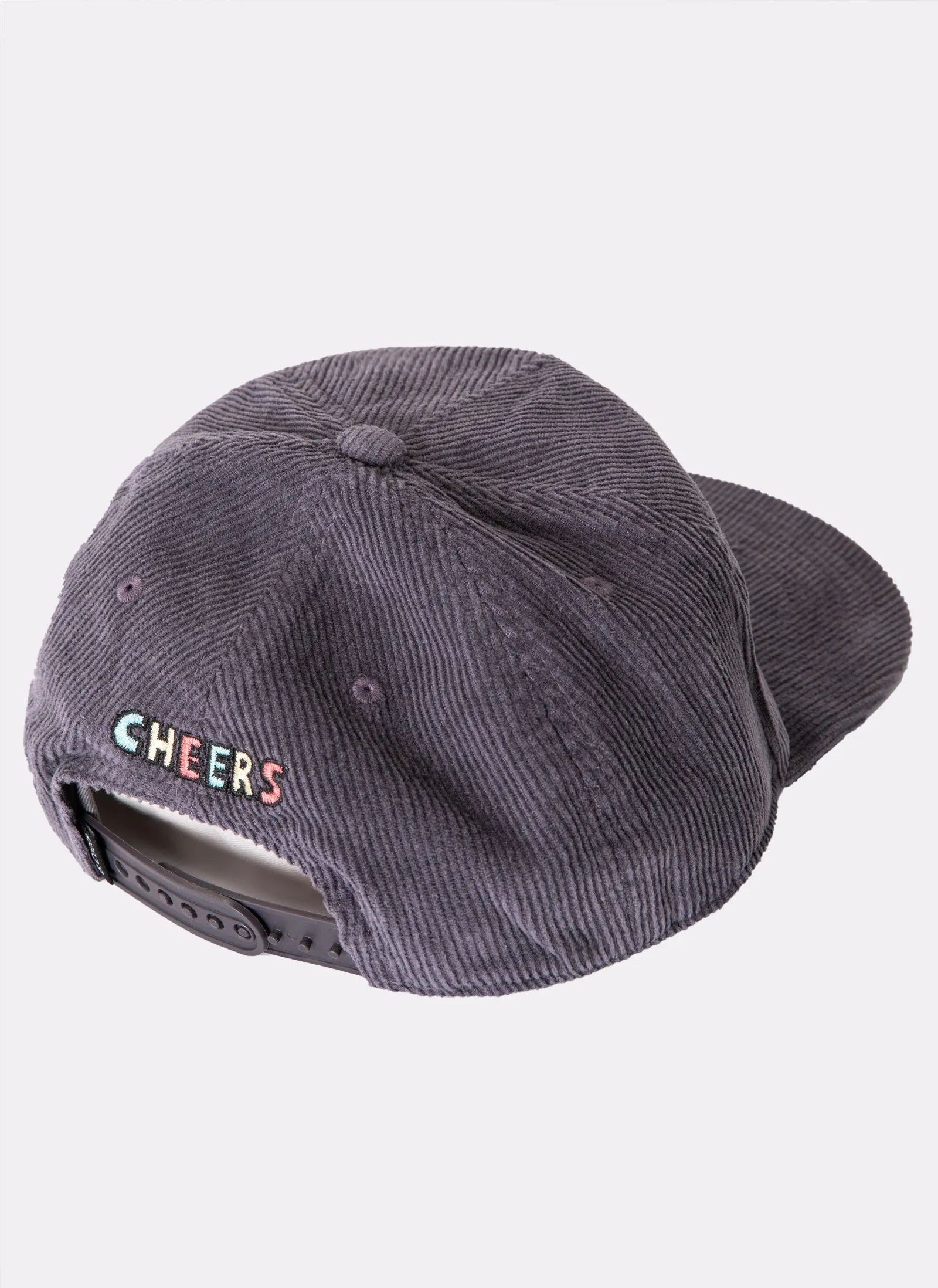 Cheers Cap Charcoal Corduroy sold by Barney Cools product image thumbnail 3