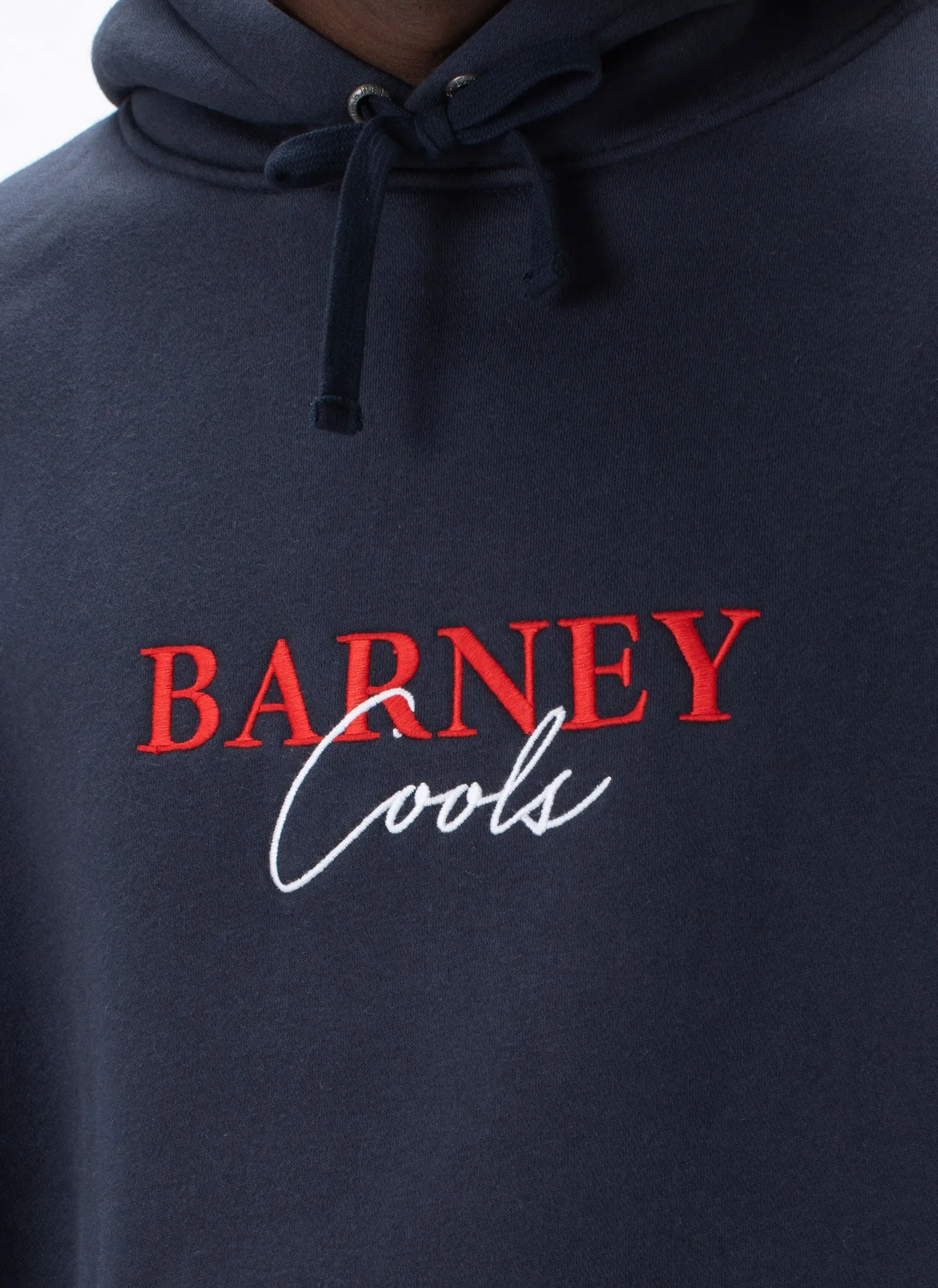 Script Embro Hood Sweatshirt Slate sold by Barney Cools product image thumbnail 2