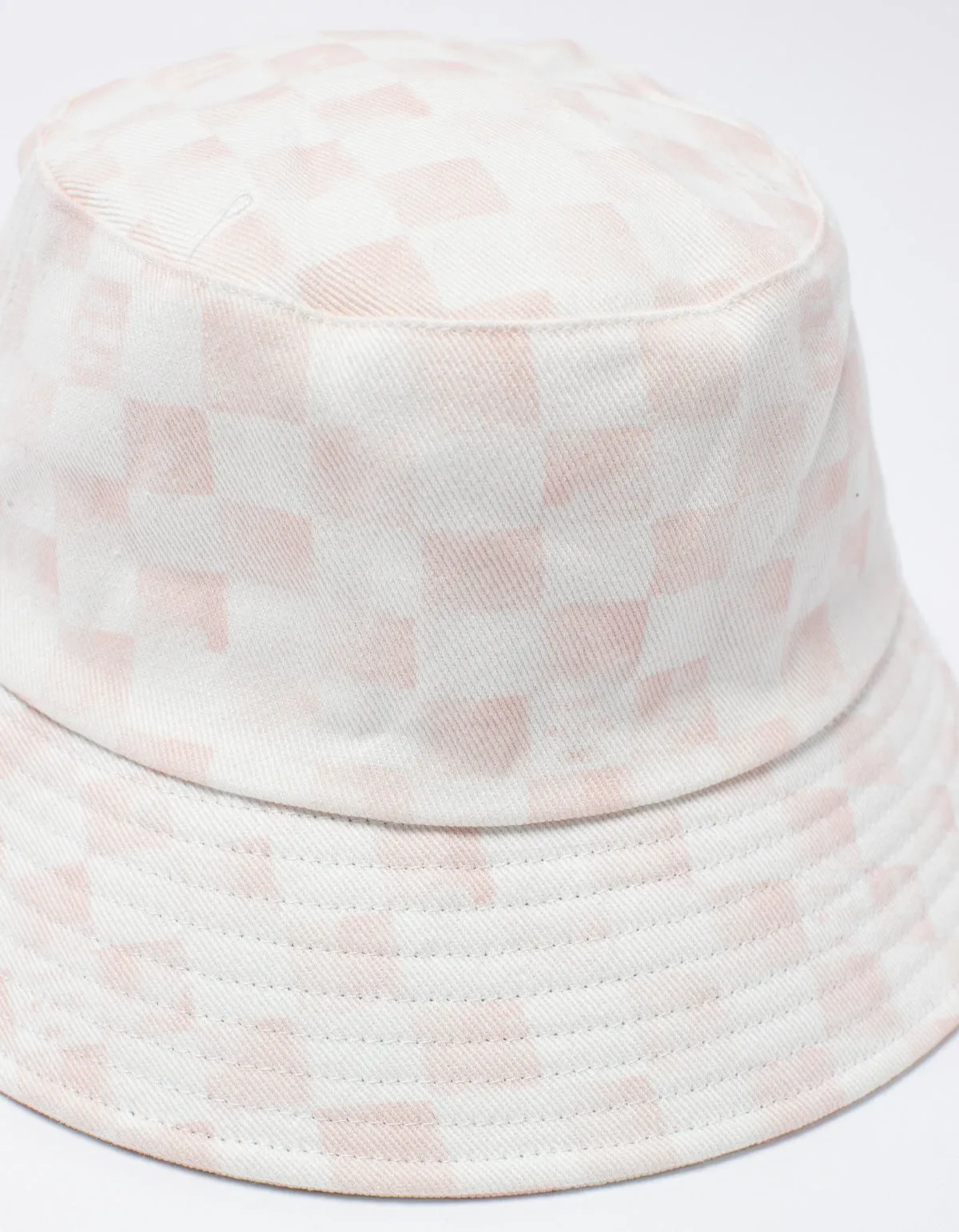 Bucket Hat Pink Checker sold by Barney Cools