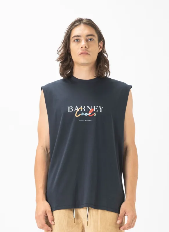 Colour Script Muscle Tee Slate sold by Barney Cools