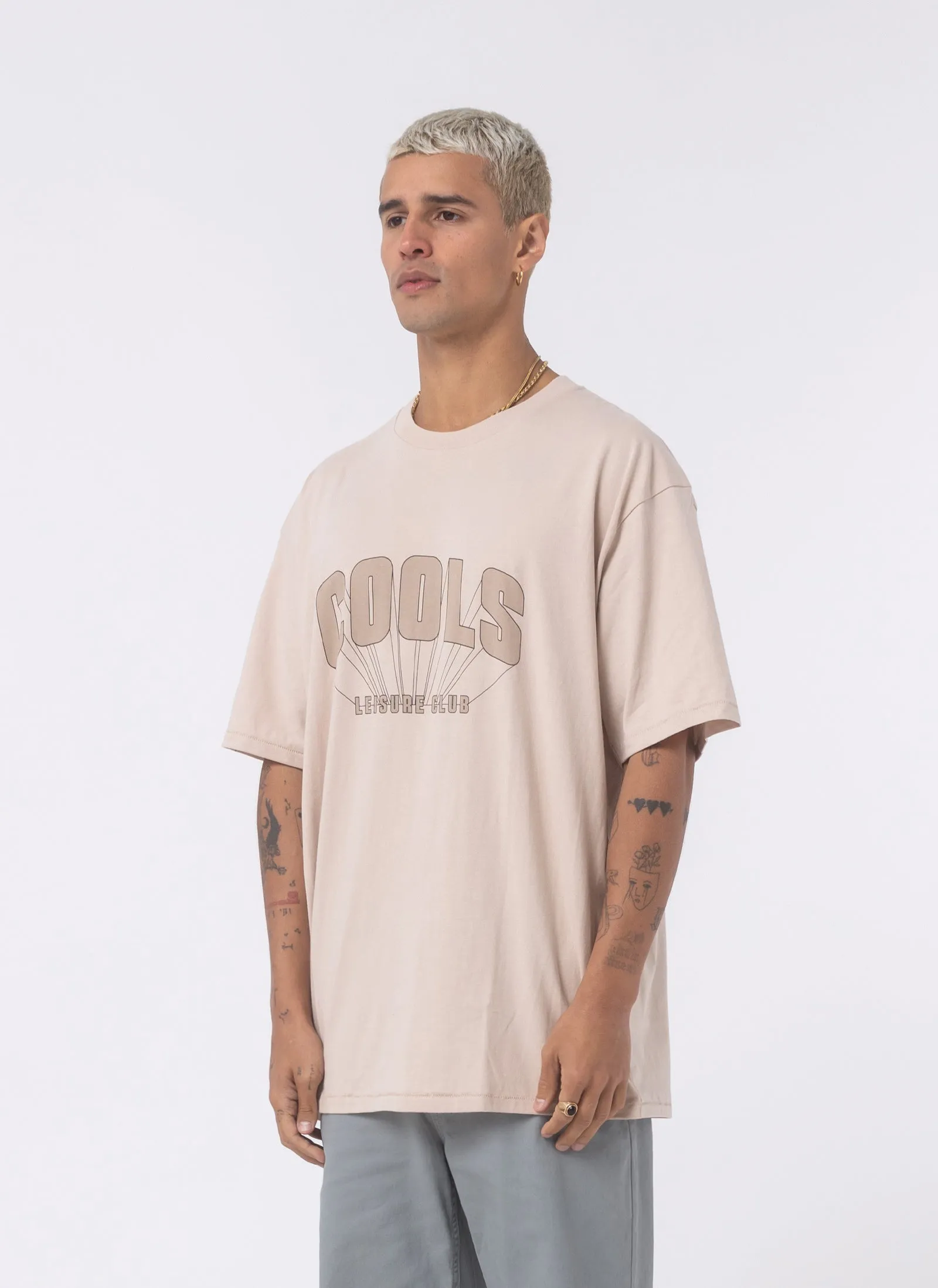 College Homie Tee Sepia sold by Barney Cools product image thumbnail 3