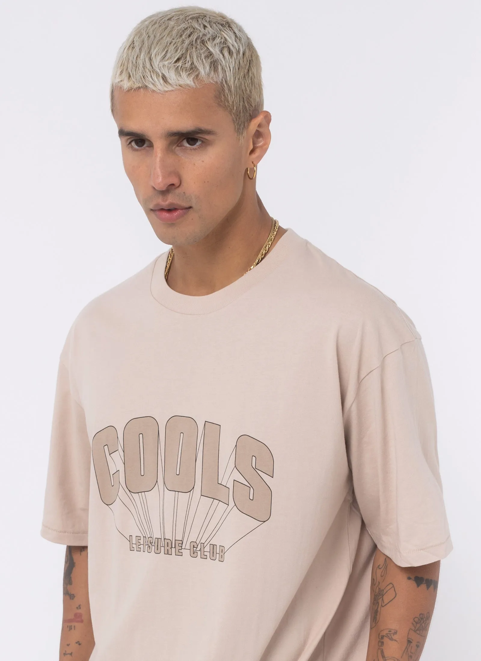 College Homie Tee Sepia sold by Barney Cools product image thumbnail 4