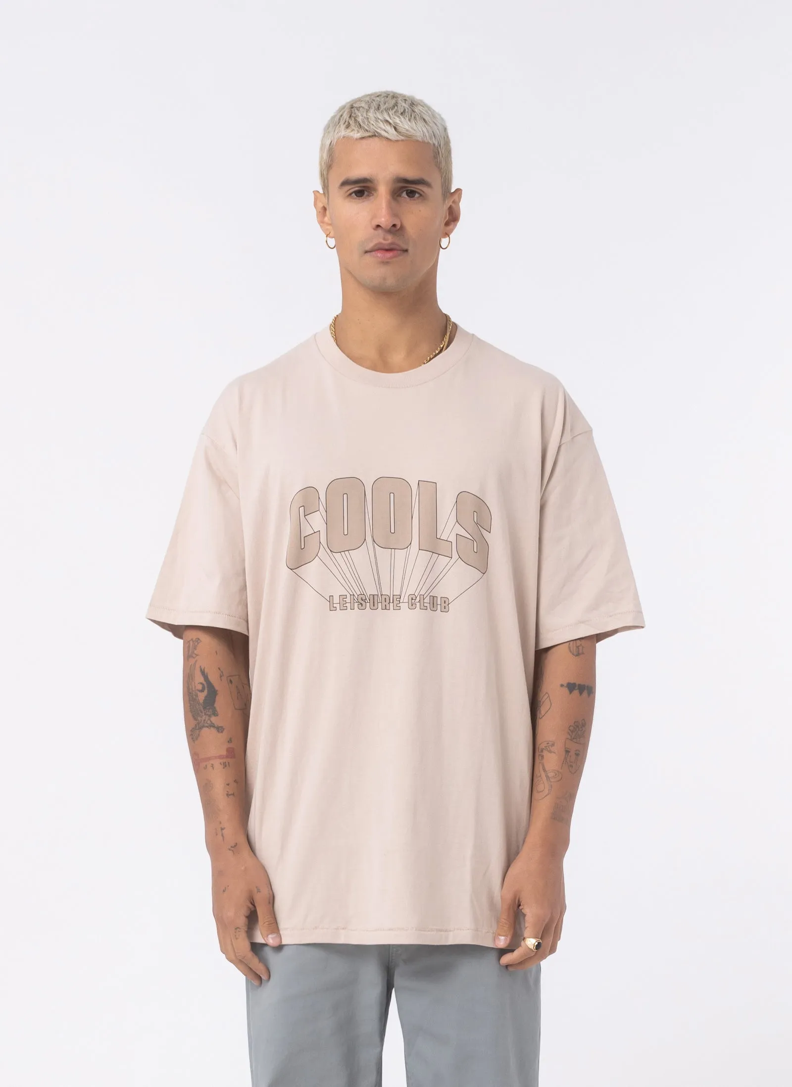 College Homie Tee Sepia sold by Barney Cools