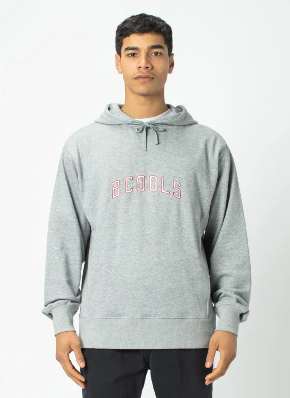 College Hood Sweatshirt Grey Melange sold by Barney Cools