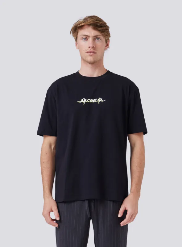 Synth Tee Black sold by Barney Cools