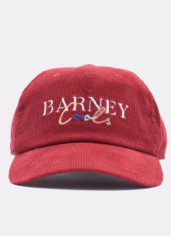 Colour Script 5-Panel Cap Red Corduroy sold by Barney Cools