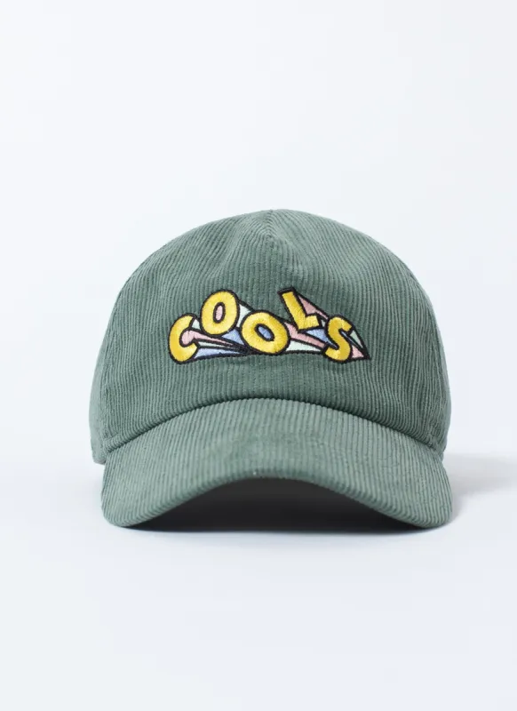 Pop Art Cap Teal Cord sold by Barney Cools