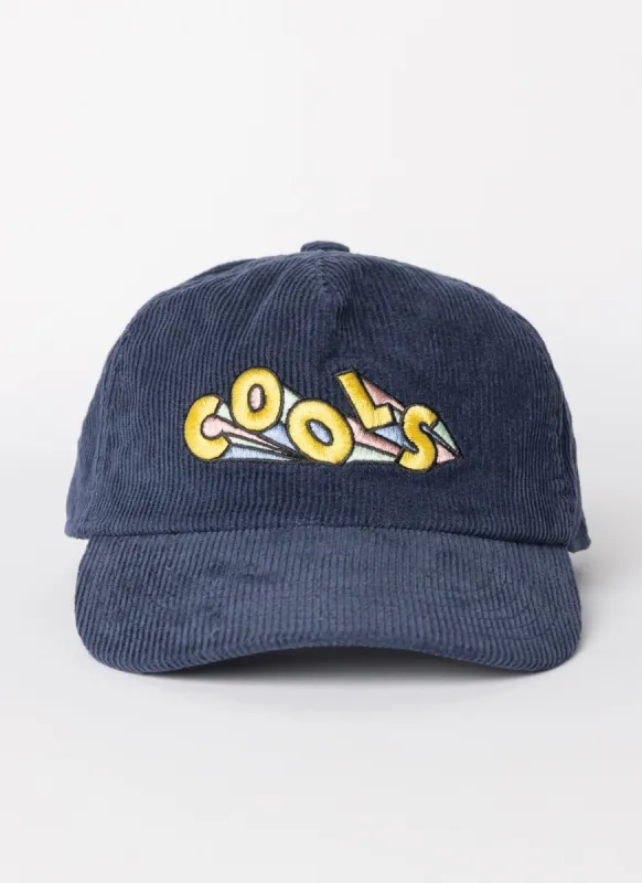 Pop Art Cord Cap Navy Cord sold by Barney Cools