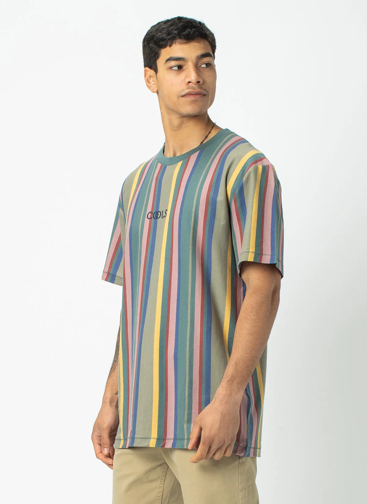 Homie Tee Heritage Vert Stripe sold by Barney Cools product image thumbnail 3