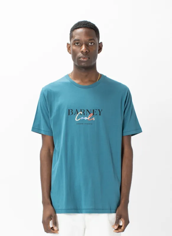 Colour Script Tee Teal sold by Barney Cools