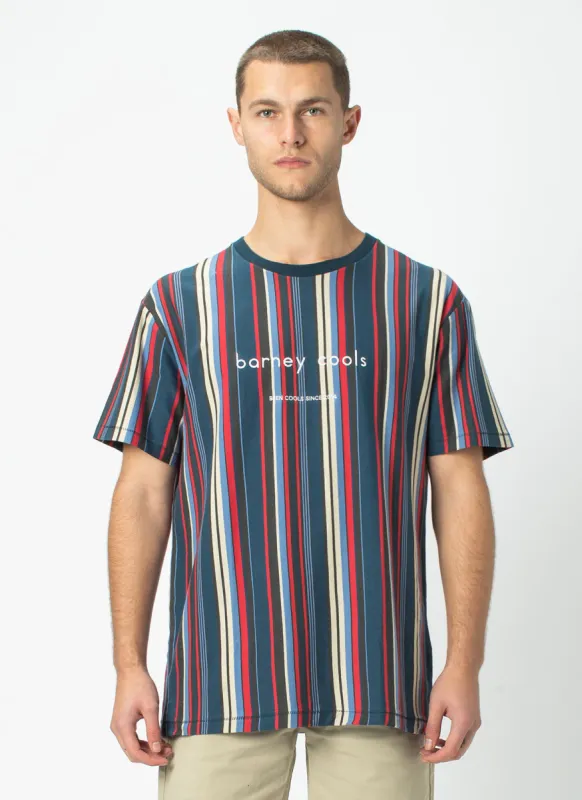 Barney Cools Homie Tee Navy Stripe sold by Barney Cools
