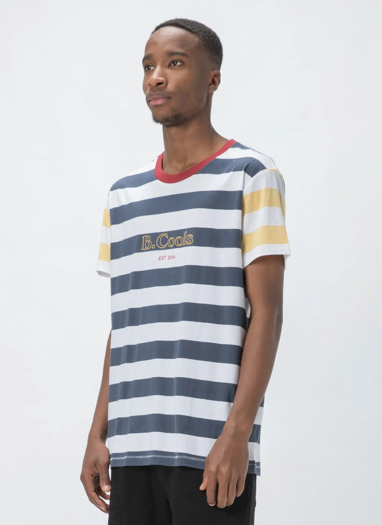 B.Cools Heritage Tee Navy Stripe sold by Barney Cools product image thumbnail 3