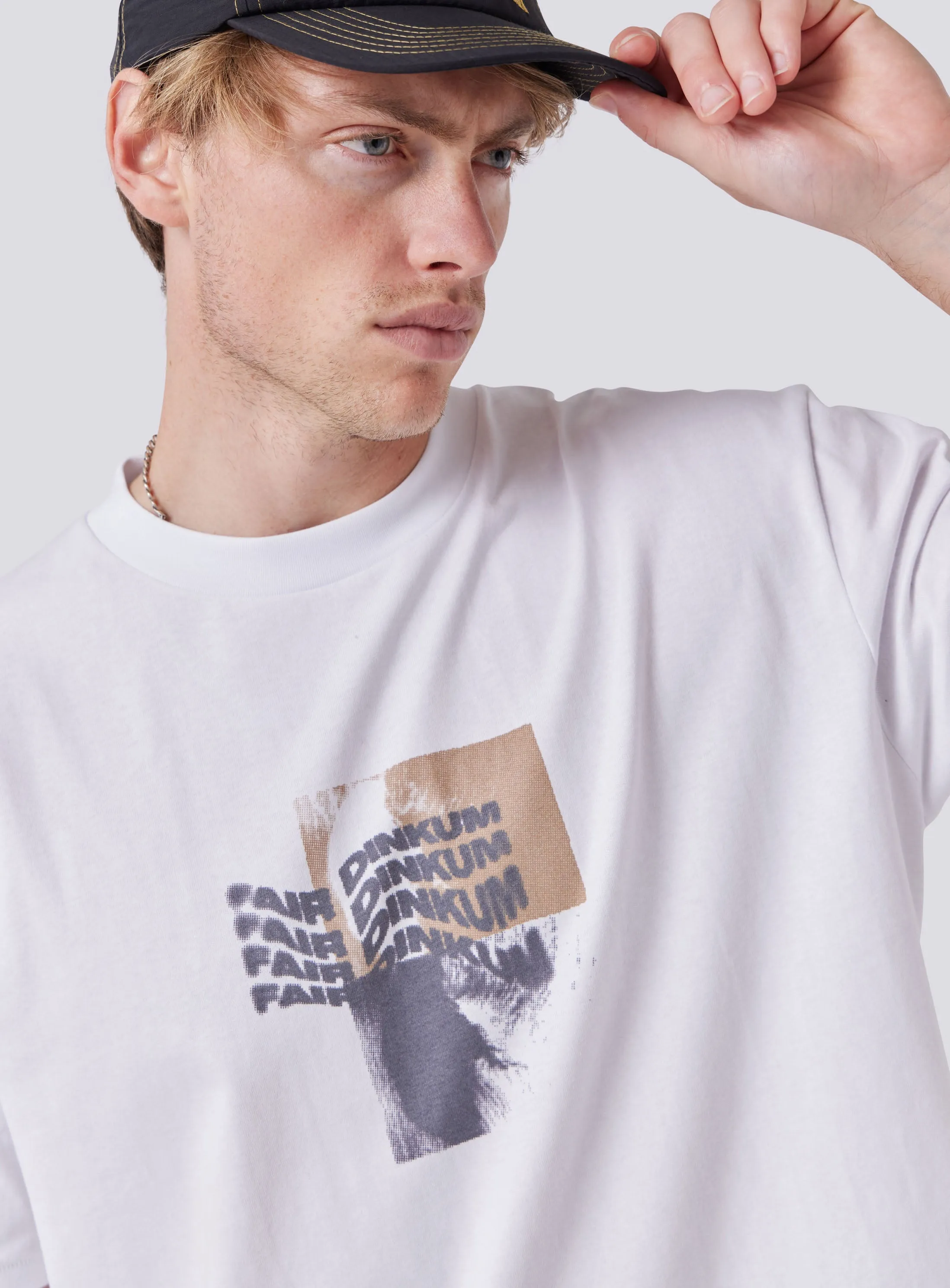 Dinkum Tee White sold by Barney Cools product image thumbnail 2