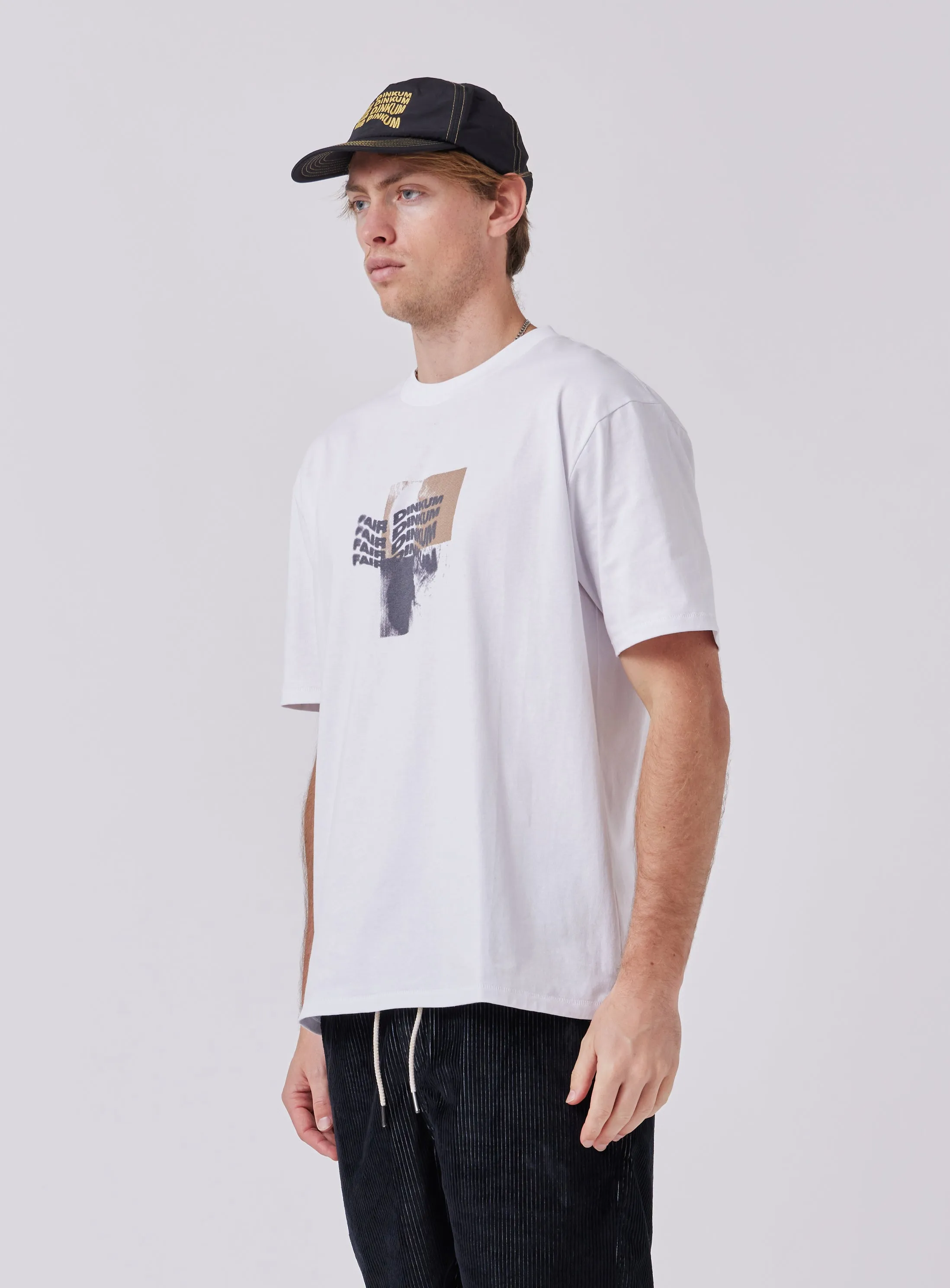 Dinkum Tee White sold by Barney Cools product image thumbnail 3