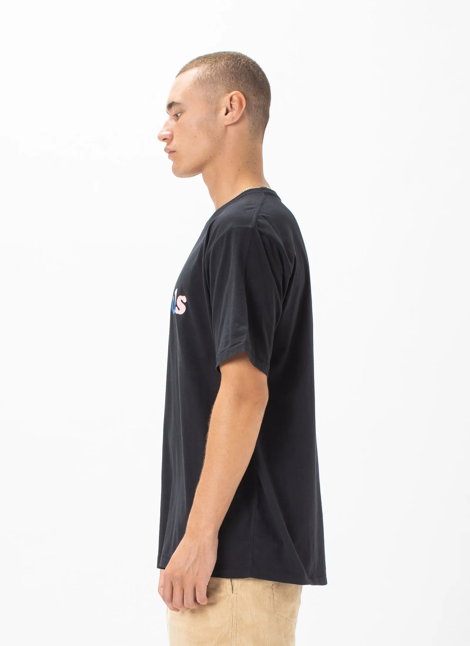 Retro Logo Tee Black sold by Barney Cools product image thumbnail 4