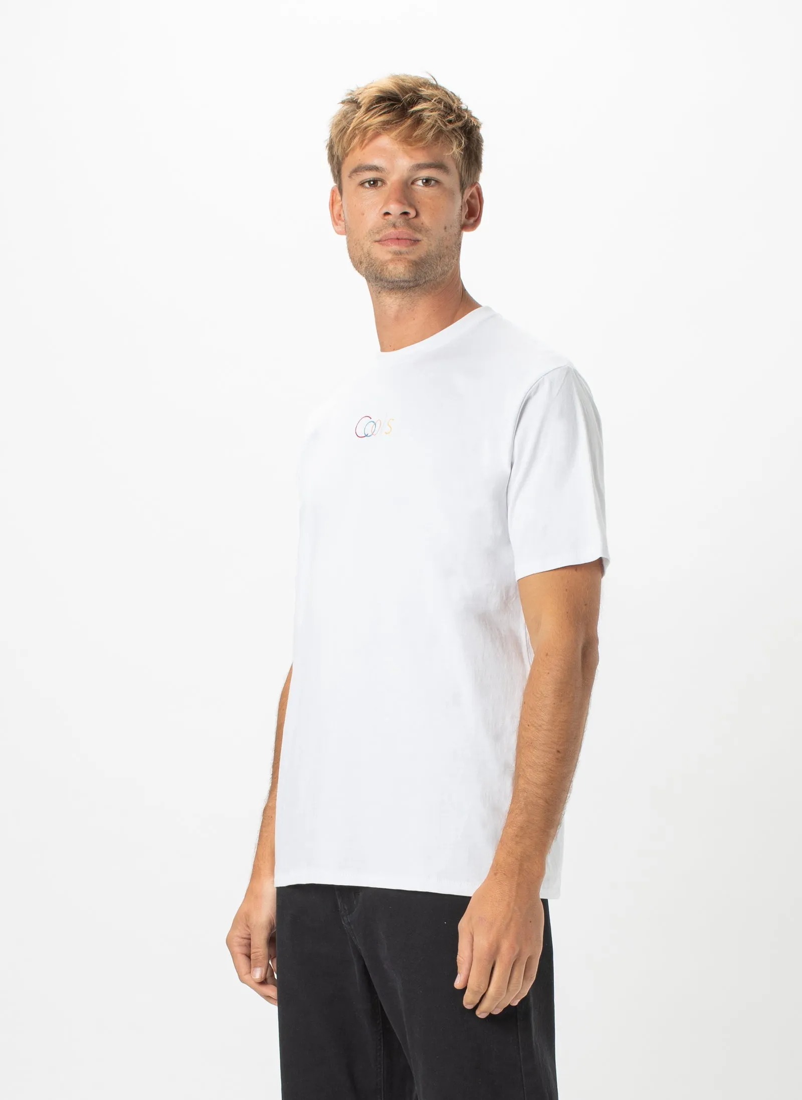 Cools Embro Tee White sold by Barney Cools product image thumbnail 3