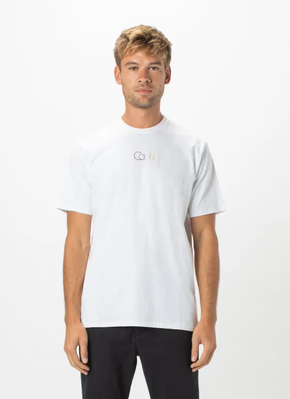 Cools Embro Tee White sold by Barney Cools