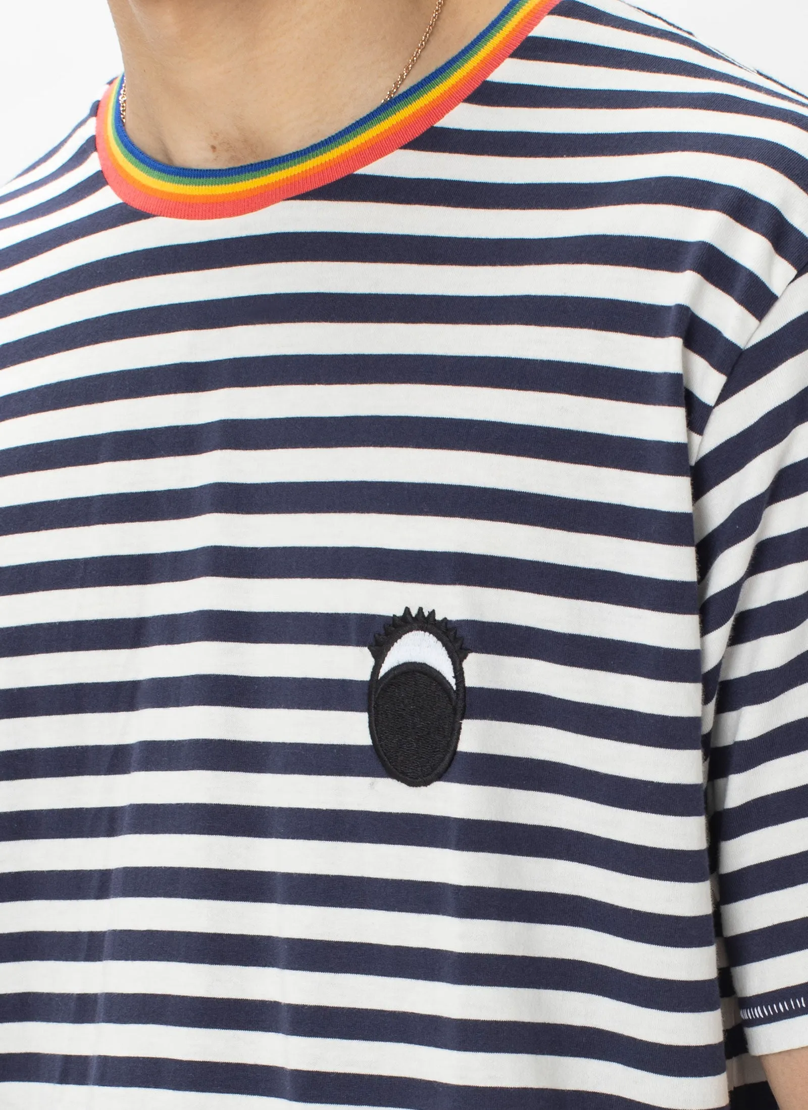 Gerald Eye Tee Navy Stripe sold by Barney Cools product image thumbnail 2