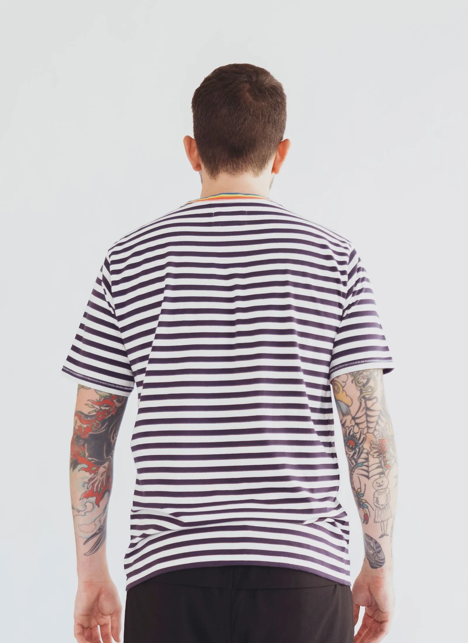 Gerald Eye Tee Navy Stripe sold by Barney Cools product image thumbnail 4