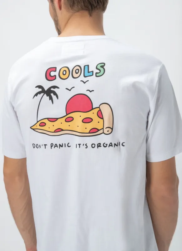 Don't Panic Tee White sold by Barney Cools