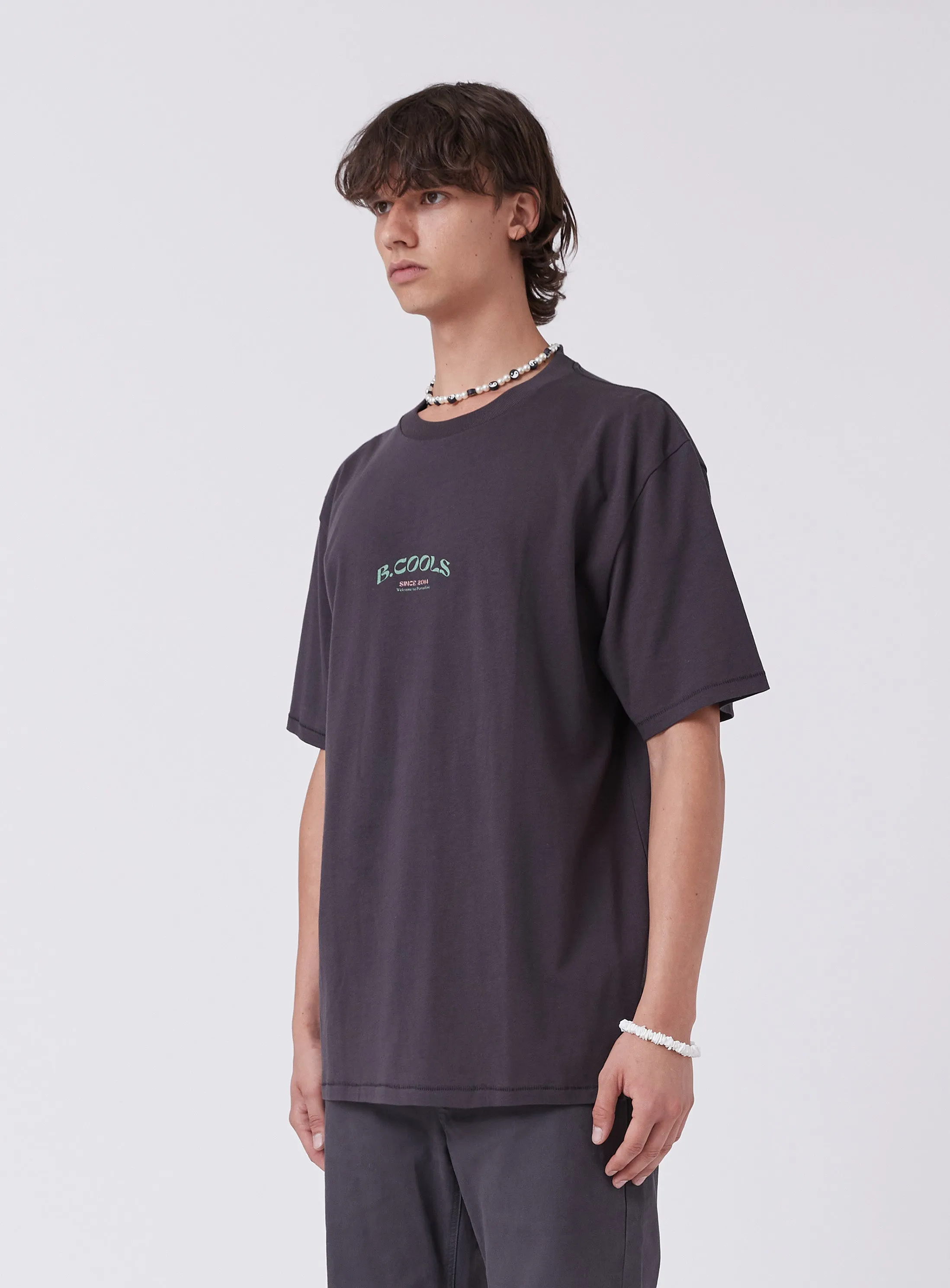 Happy Homie Tee Pigment Black sold by Barney Cools product image thumbnail 4