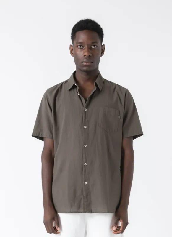 Holiday Linen Shirt Sage sold by Barney Cools