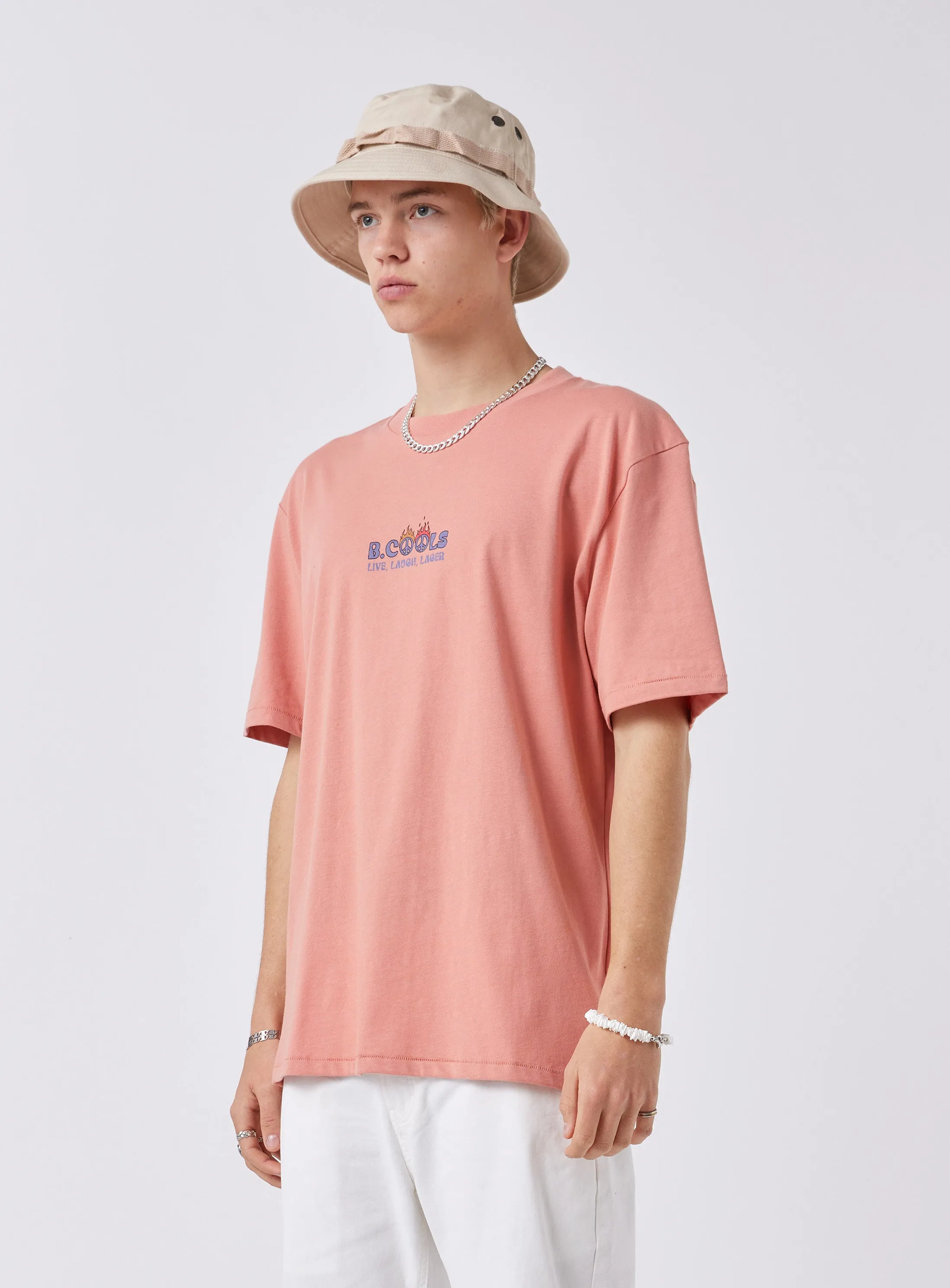 Lager Homie Tee Cayenne sold by Barney Cools product image thumbnail 4