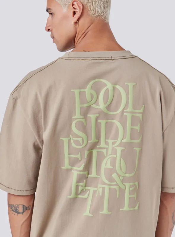 Tangle Homie Tee Pewter sold by Barney Cools