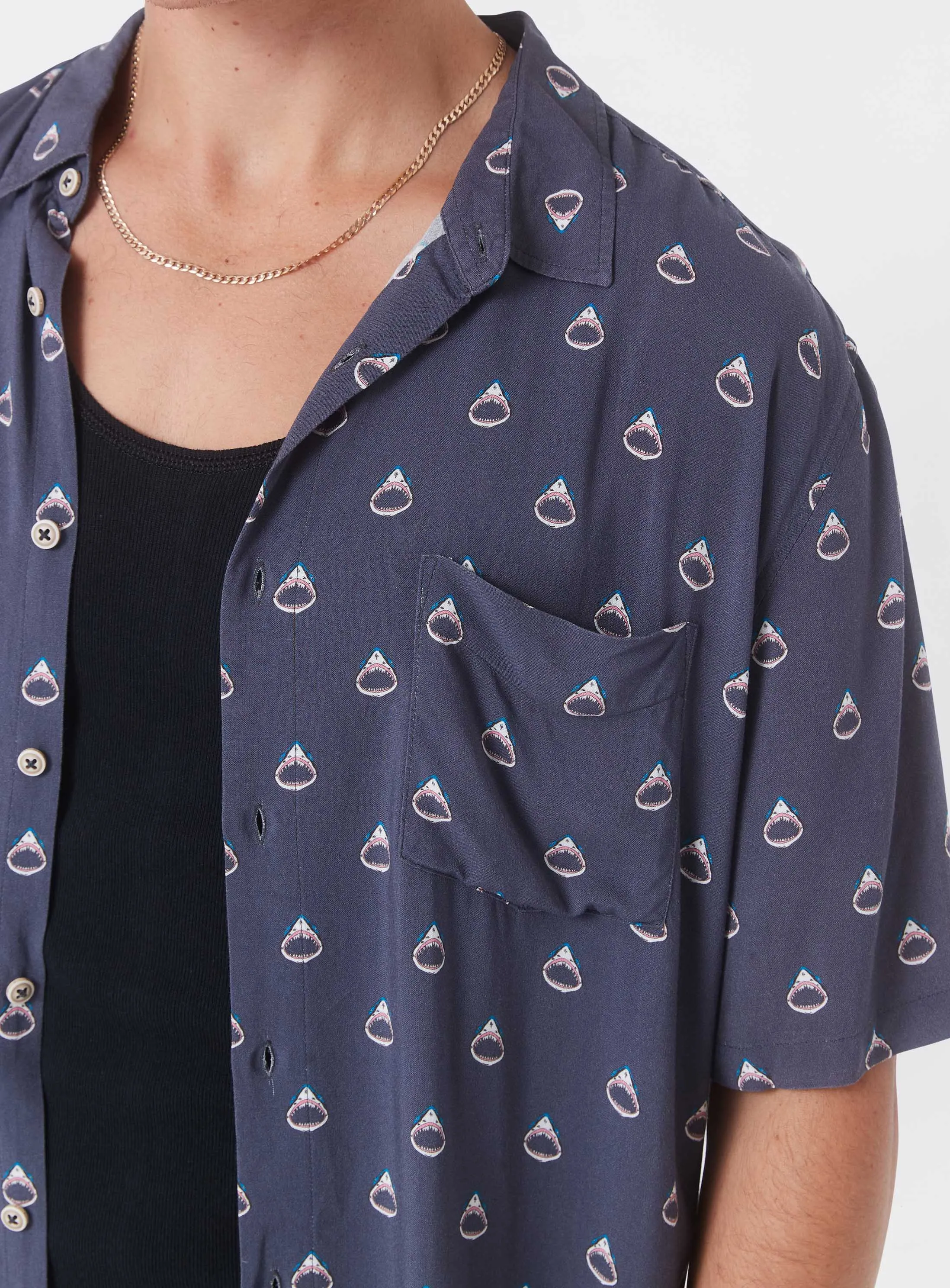 Holiday Shirt Jaws sold by Barney Cools product image thumbnail 2