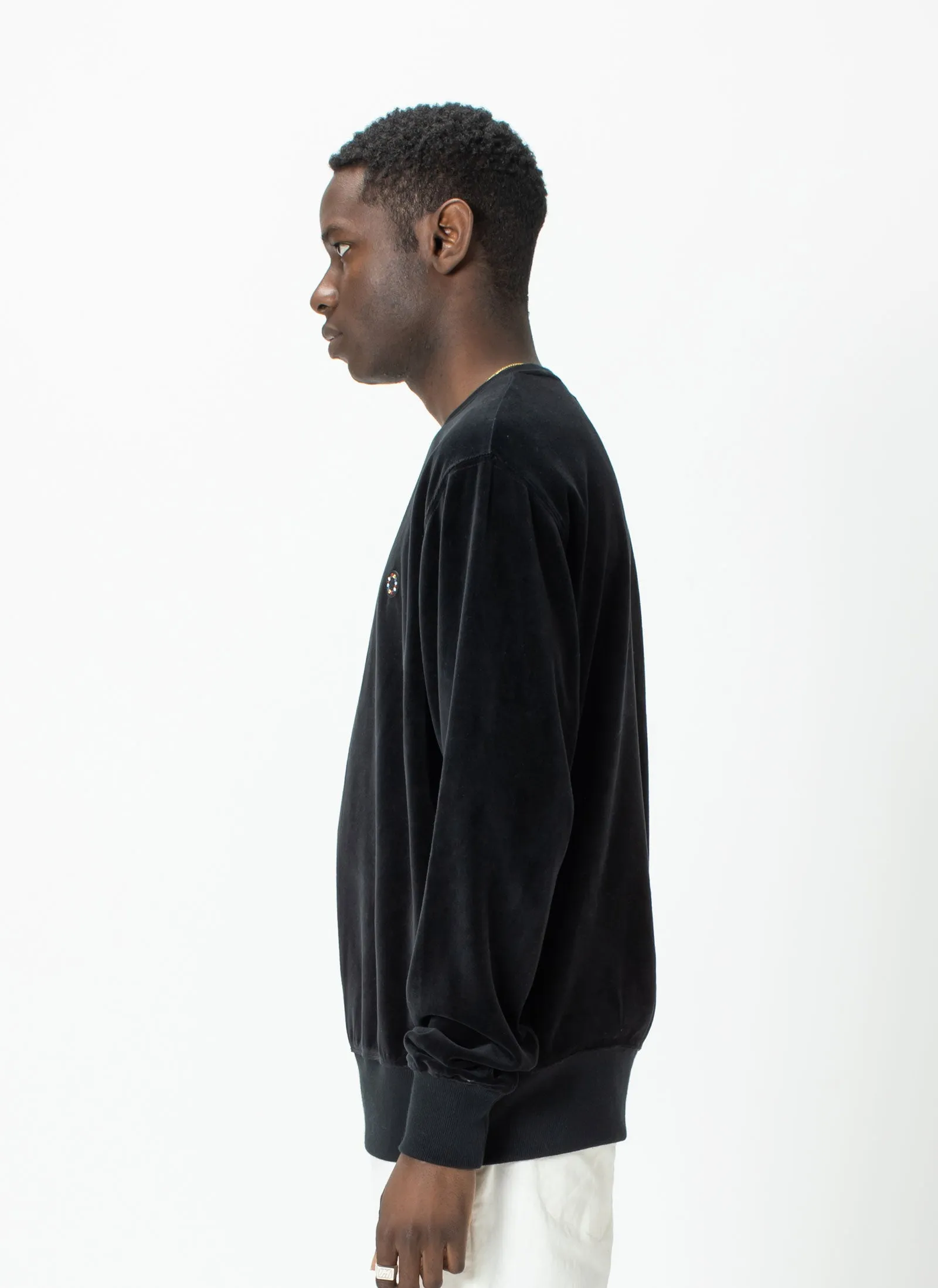 Badge Crew Black Velour sold by Barney Cools product image thumbnail 4