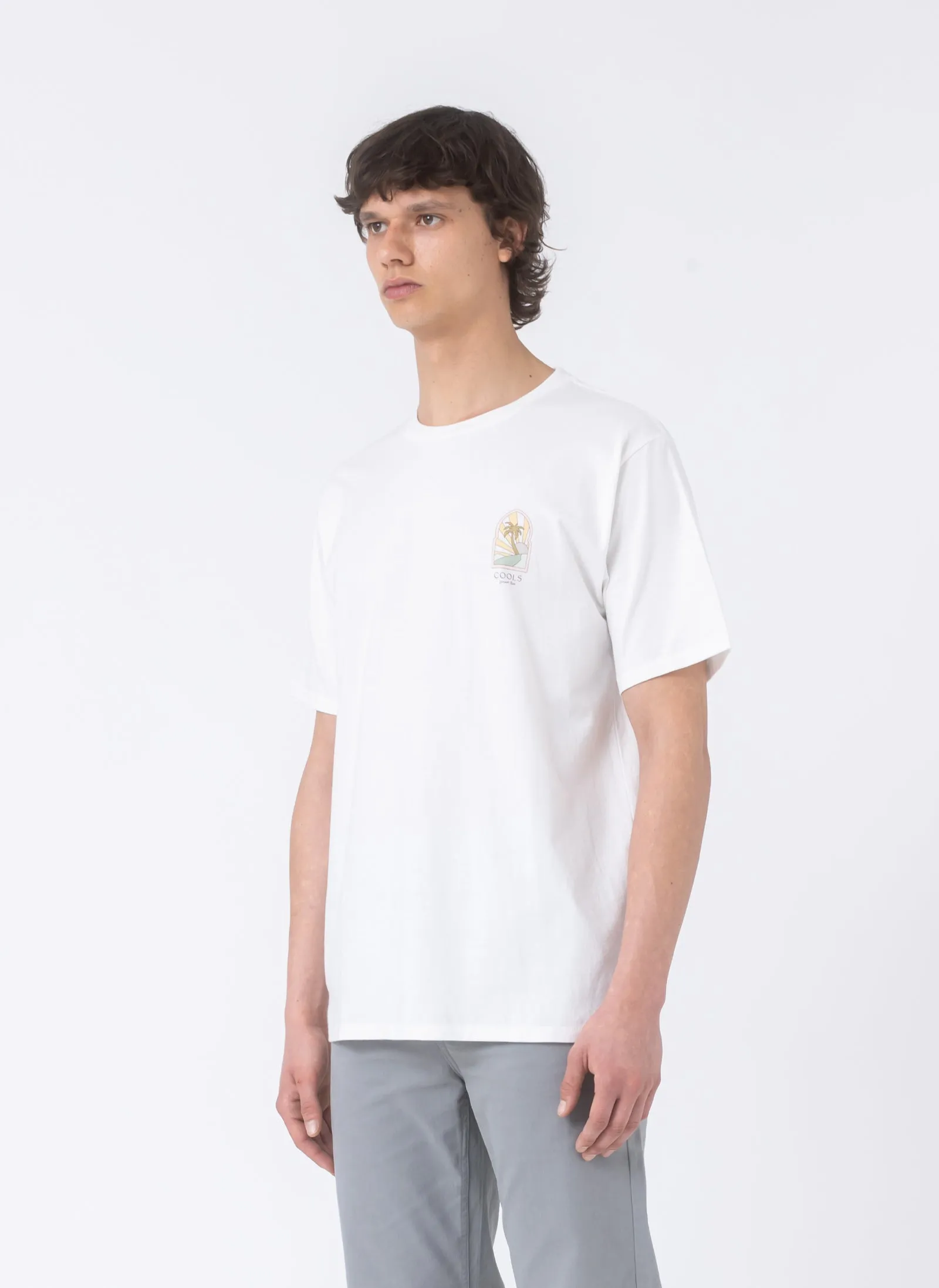 Palm Tee White sold by Barney Cools product image thumbnail 5