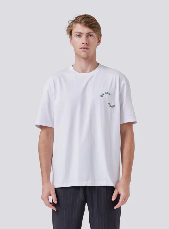 Path Tee White sold by Barney Cools